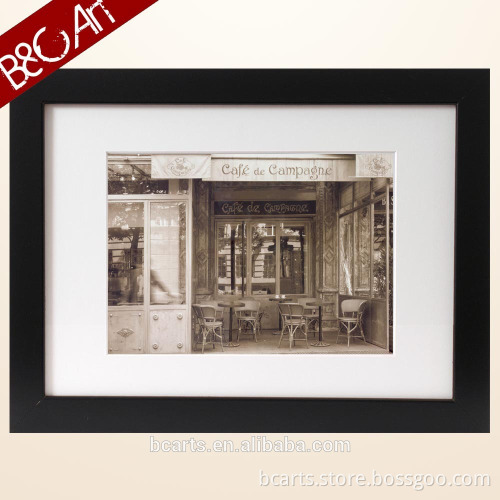 Z(9038) Hot modern design of coffee house print art painting for ready to hang